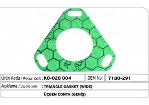 71280-291 Üçgen Conta (Geniş)